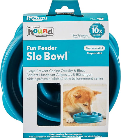 Outward Hound Fun Feeder Slo Bowl – Medium 2‑Cup Capacity, Slow Feeding - Image 2