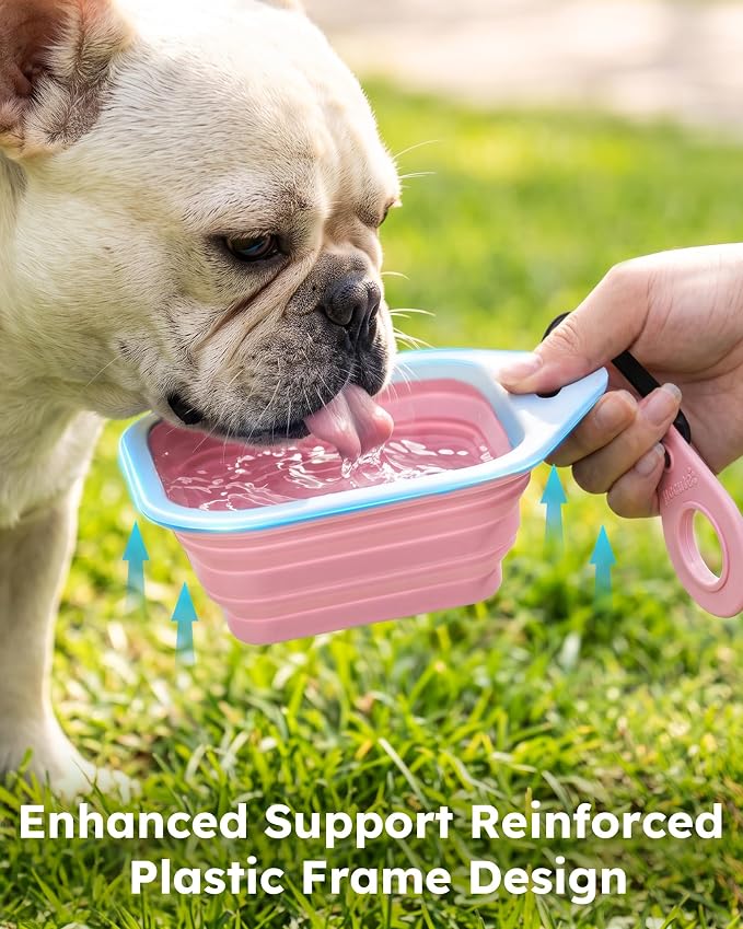 Pecute 2 Pack Foldable Dog Bowls - Image 6