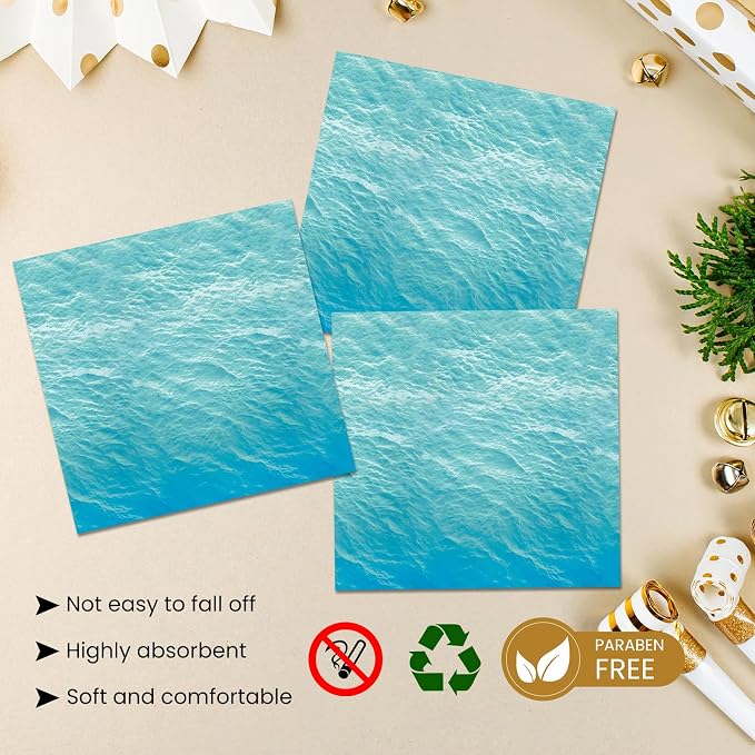 40 Pcs Ocean Sea Plates and Napkins, Ocean Party Supplies, Serves 20 | - Image 4