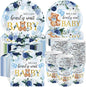 Funnymoom 250 Pcs We Can Bearly Wait Baby Shower Party Decorations Blue Paper by Funnymoom