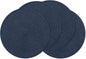 SHACOS Round Placemats Set of 4 Washable 15 inch Round Table Mats Cotton by SHACOS