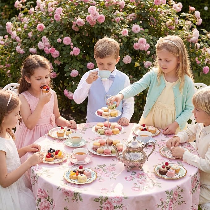72 Pcs 6 Inch Floral Paper Plates - Image 6