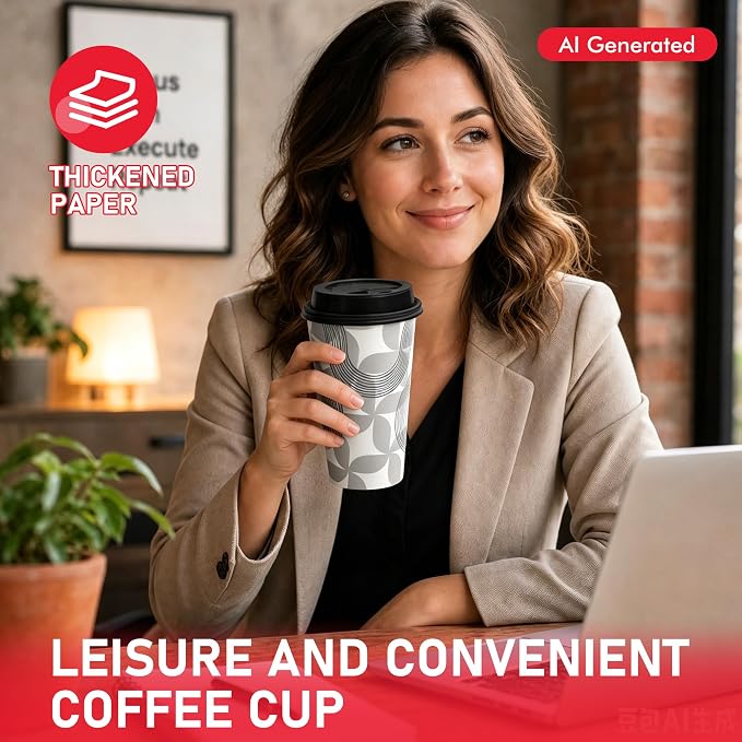 16 oz Disposable Paper Coffee Cups - Image 5
