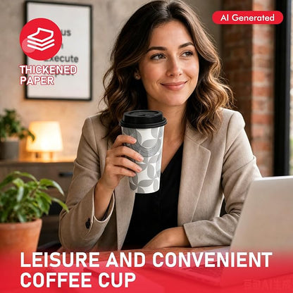 16 oz Disposable Paper Coffee Cups - Image 5