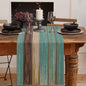 Emvency Table Runner, 13x72 Inch, Farmhouse Vintage Art | Painting Green Dining by Emvency