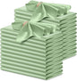 P Pothuiny 24 Pcs Sage Green Satin Napkins 17 x 17 in, Satin Cloth Napkins | by P+Pothuiny