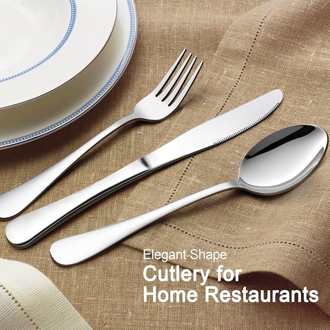 HaWare 48 Pieces Silverware Set - Image 5