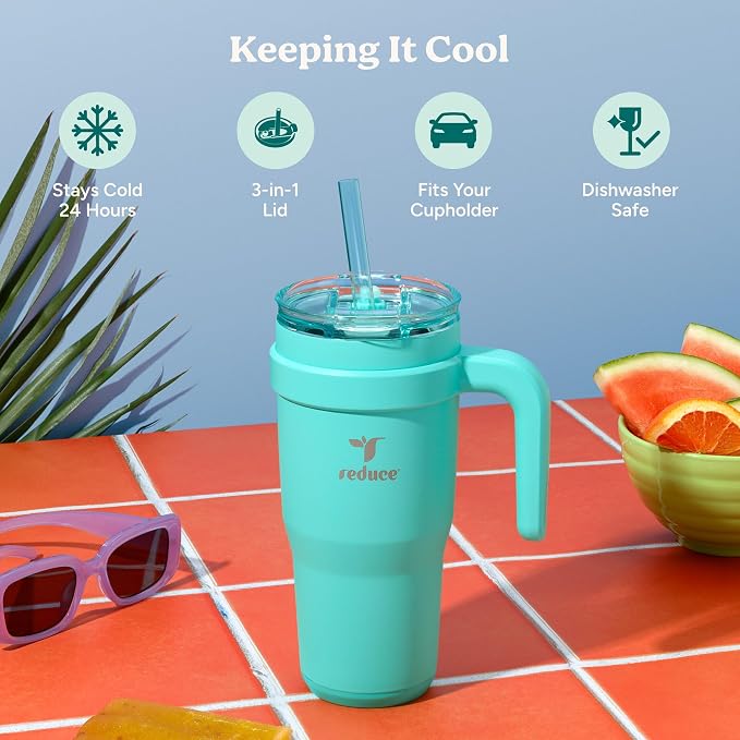 Reduce 24 oz Stainless Steel Tumbler - Image 3