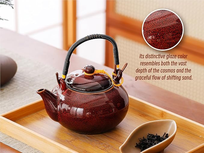 Japanese Tea Set for Adults, Porcelain Kung Fu Tea Set - Image 5
