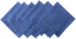DII Variegated Tabletop Collection, Napkin Set, Nautical Blue, 6 Piece by DII