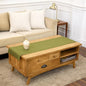 Solino Home 100% Pure Linen Dining Table Runner Avocado Woven, 14 x 48 in | by SolinoHome