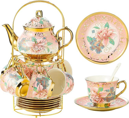20 Pieces Porcelain Tea Set by TATSUMI