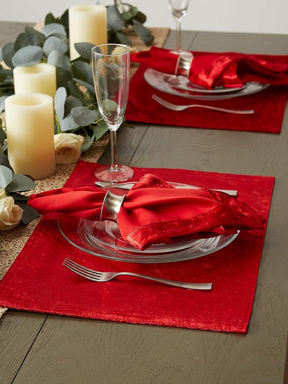 DII Velvet Collection Tabletop, Napkin Set - Image 7