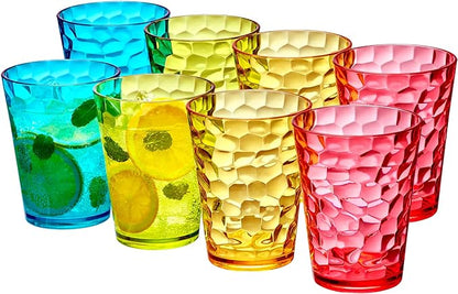 Amazing Abby - Iceberg - 16-Ounce Plastic Tumblers, Plastic Drinking Glasses by AmazingAbby