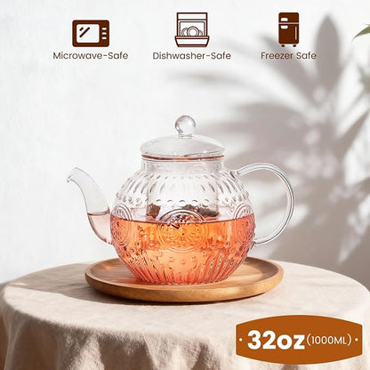 Bandesun Vintage Glass Teapot Set - Image 4