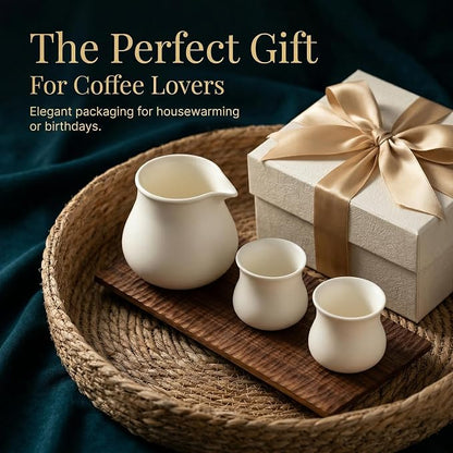 Kurguso® Porcelain Espresso Cups Set of 2, 5.5 oz mini Coffee Mugs, Espresso - Image 8