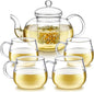 Teabloom Heatproof Glass Teapot Set by Teabloom