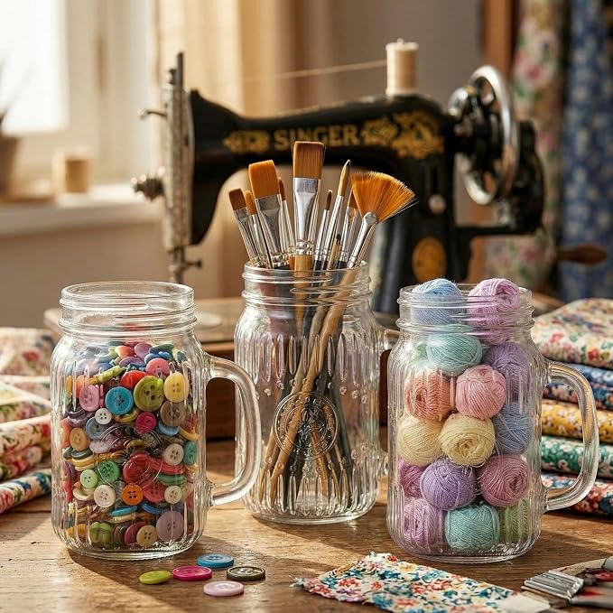 SUT Mason Jar Drinking Glasses - Image 8