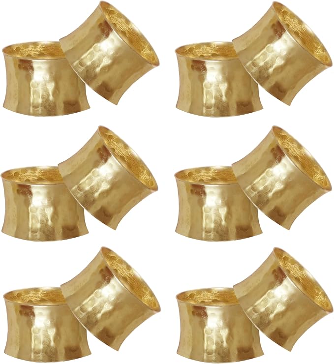 COTTON CRAFT Gold Napkin Rings by COTTONCRAFT