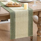 Artoid Mode Dark Green Farmhouse Rustic Paper Braided Table Runner, Seasonal by ArtoidMode