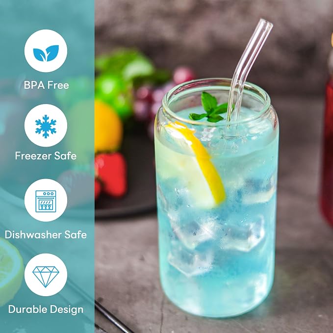 Joyclub 20pcs 16Oz Glass Cups - Image 5