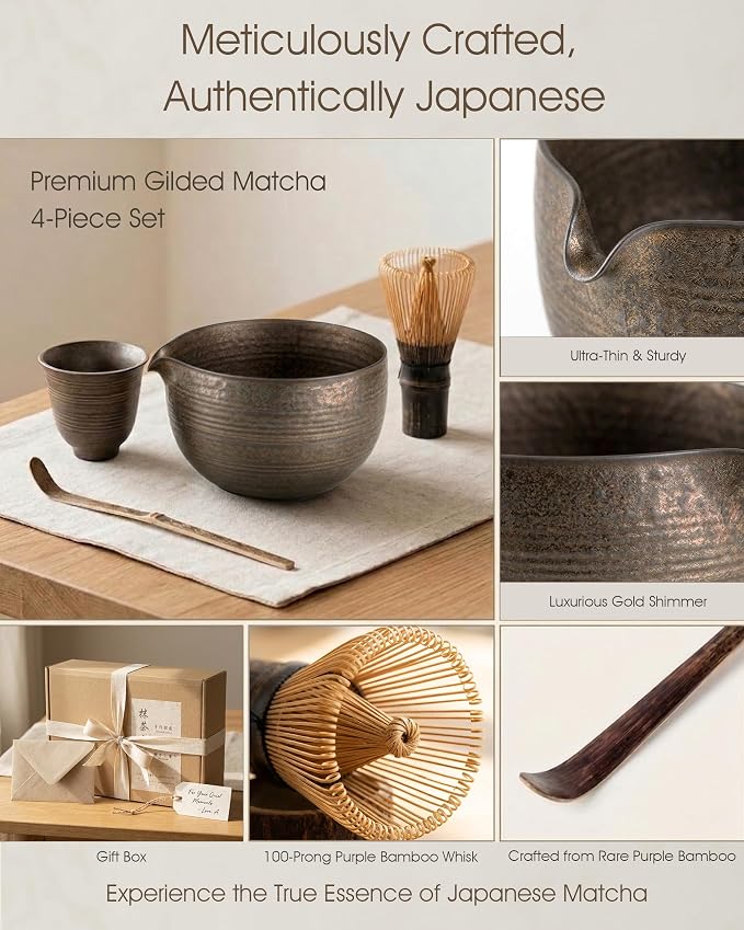 Matcha Set, 4-Piece Matcha Whisk Set - Image 2