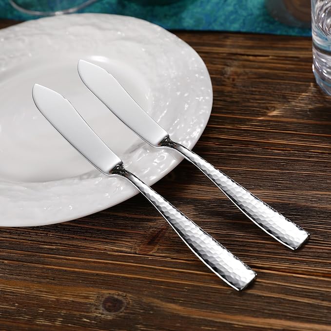 Premium Louis 4-Pc 7-Inch Butter Knives | 18/10 Stainless Steel Butter - Image 3