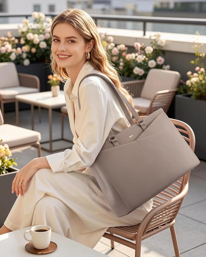 LOVEVOOK Lunch Tote Bag for Women, 3 in 1 Work Bag - Image 2