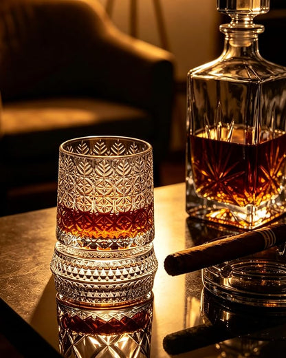 CEEFU 360° Spinning Whiskey Glasses Set - Image 3