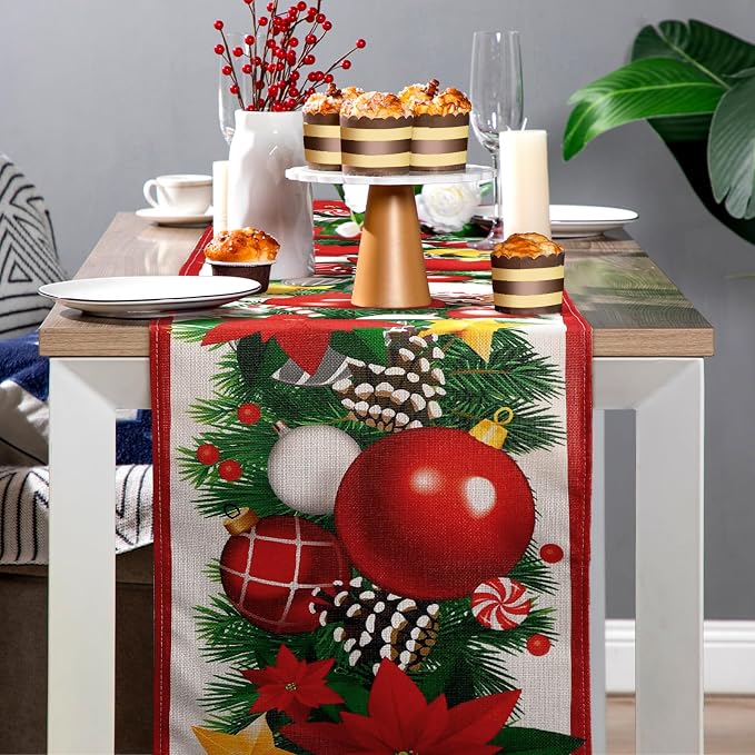 LemonRoad 8 Pcs Holiday Table Runner Seasonal Farmhouse Table Decor 72 Inches - Image 5