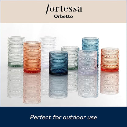 Fortessa Orbetto Outdoor Iced Beverage Cocktail Glass 4 Pack, 13 ounce - Image 6