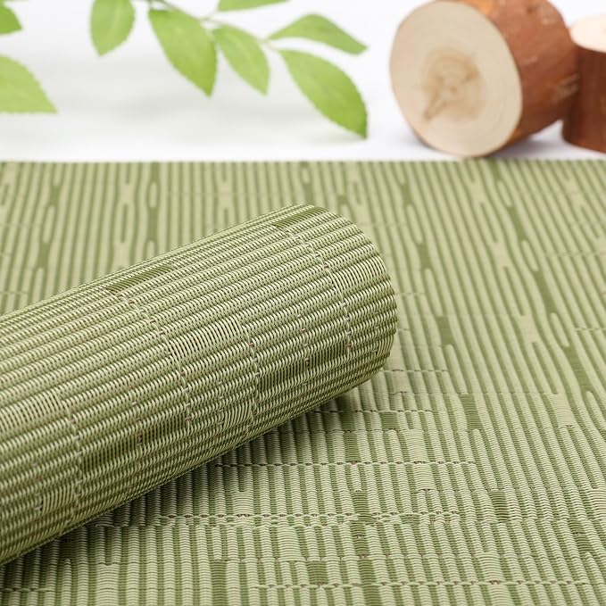 Myir JUN Green Table Runner Home Decor Dining Table Runners | Vinyl Table - Image 2
