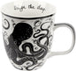 Karma Gifts 14 oz Black and White Boho Mug Octopus by KarmaGifts