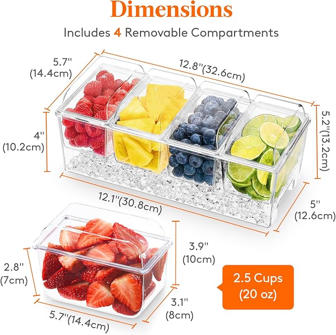 Lifewit Chilled Condiment Caddy - Image 2