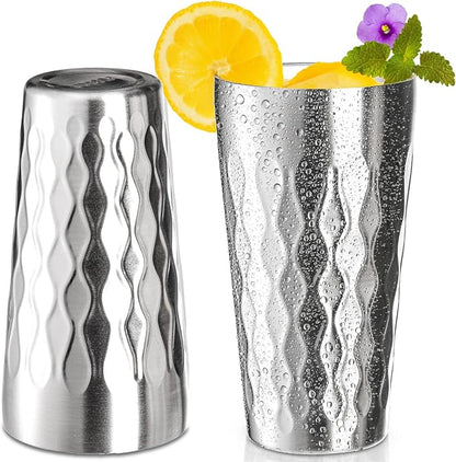 Foraineam Double Layer Vacuum Insulated Stainless Steel Cups 16 oz Drinking - Image 6