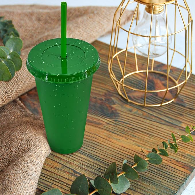 YOUKE OLA 72 Pack Glitter Plastic Cups - Image 7