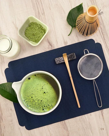 Joiish 7 Pcs Matcha Kit Set, Matcha Whisk and Bowl Set, Charcoal Grey | Ceramic - Image 7