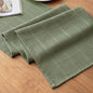 Linen Textured Table Runner, Sage Green Table Runners 108 Inches Long | Raised by Aoztio