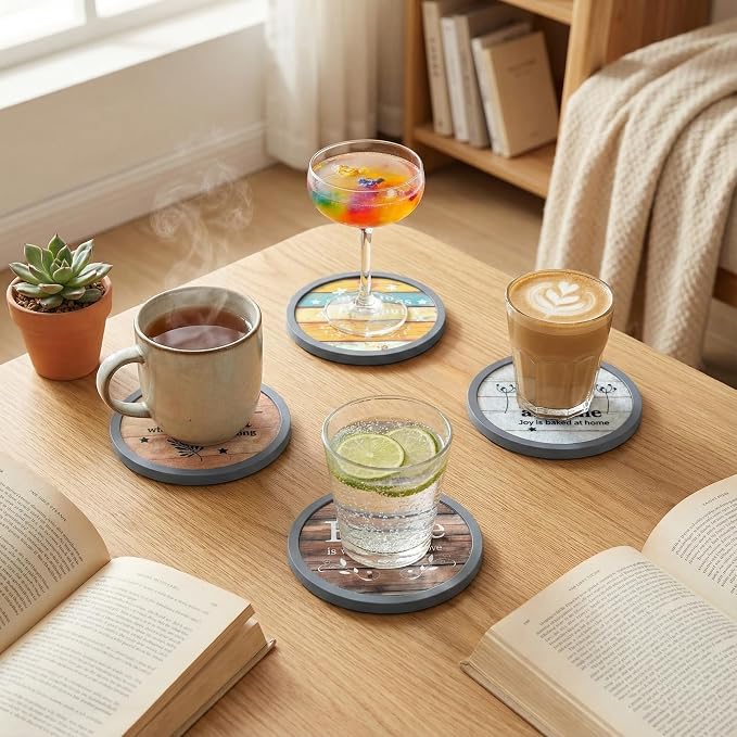 Absorbent Coasters for Drinks - Image 7