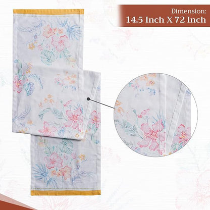 Maison d' Hermine Table Runner 100% Cotton 14.50" x 72" | Table Runners 72 - Image 4