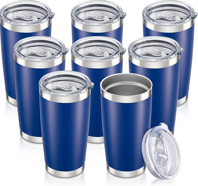 20 oz Tumbler with Lid Stainless Steel Insulated Tumblers Bulk Cups Mug | by Orebigo