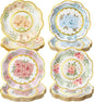 72 Pcs 6 Inch Floral Paper Plates by Maxcheck