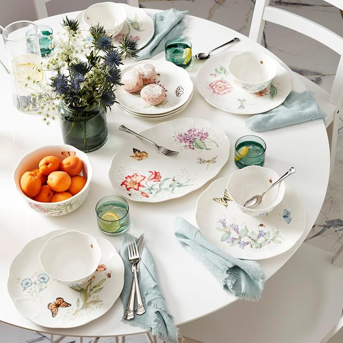 Lenox Silverware Set, Butterfly Meadow II Mirror 65-Piece Flatware Set - Image 5