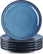 HASENSE 10 Inch Dinner Plates Set of 6, Ceramic Large Porcelain Pasta and Salad by Hasense