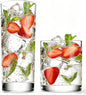 Everyday Drinking Glasses Set of 8, 14oz Tall Glass Cups & 10.5oz Short Dof by Farielyn-X