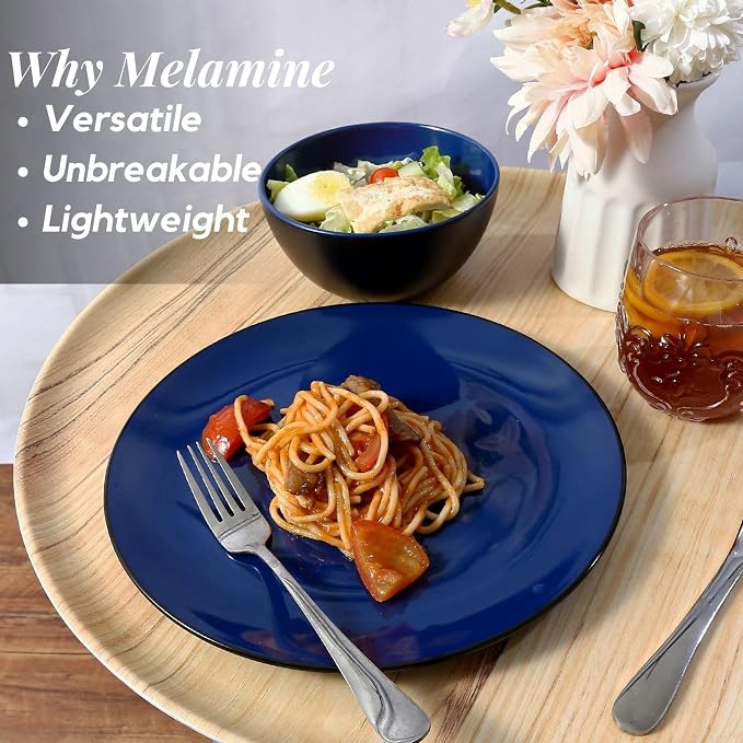 TP 18-Piece Melamine Dinnerware Sets, Service - Image 4