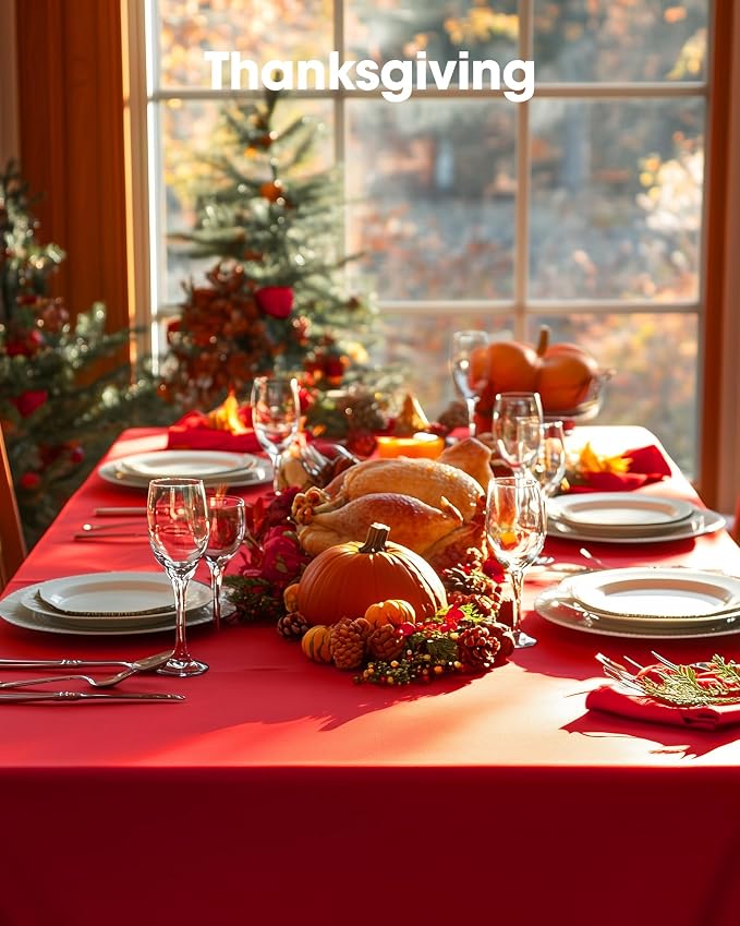 Pureegg Plastic Table Cloth Disposable 12 Pack, 54 x 108 Inch Table Cloths - Image 9