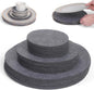 Imncya Plate China Storage Separators, Set of 90 and 3 Sizes, Protective Stacking Separators for Fine China, Dinner Plates, Cups & Saucers (Grey)