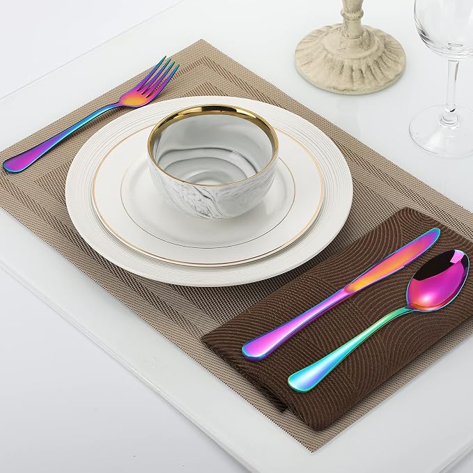 Rainbow Silverware Flatware Set - Image 7