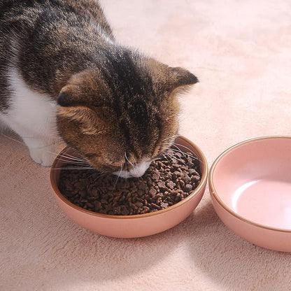 Ceramic Cat Bowls, Howise Pet Bowl Cat Dishes - Image 3